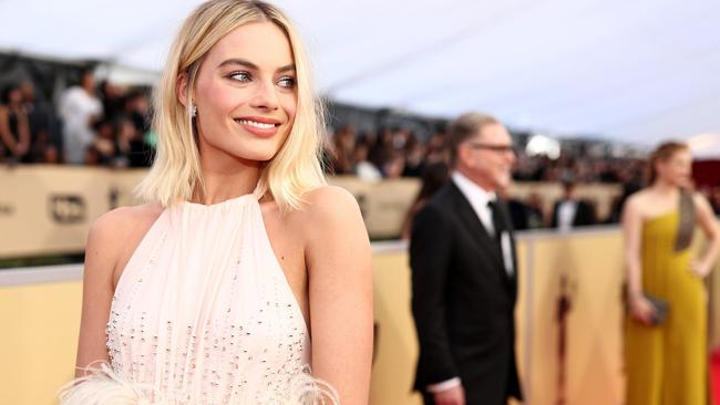 Style (and screen) star! Margot Robbie at the Screen Actors Guild Awards. Picture: Getty Images