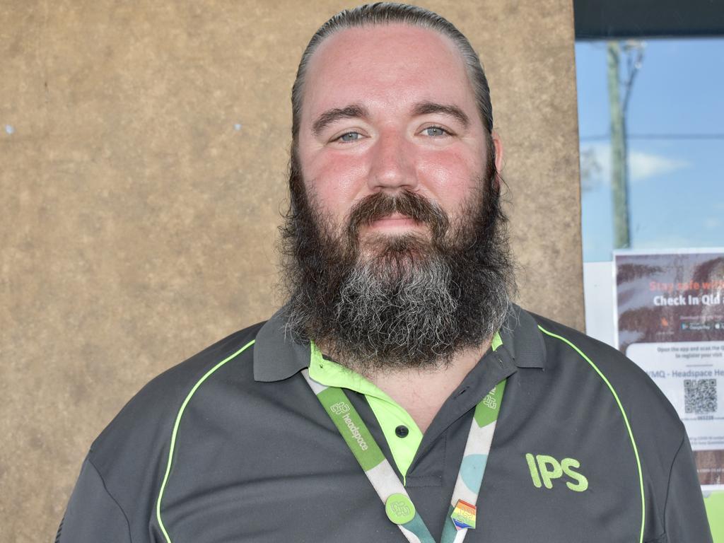 Hervey Bay headspace Senior Vocational Specialist Sam Howard. Picture: Isabella Magee