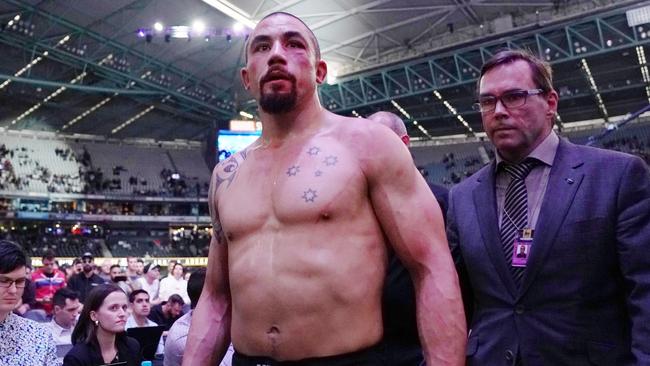 Rob Whittaker has had to put his run at the middleweight belt on ice. Pic: AAP