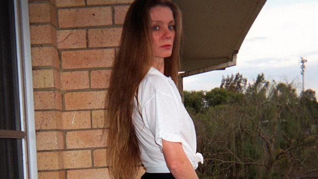 Lucy Dudko in John Killick's flat in Queanbeyan, in NSW just outside of Canberra, flat in 1997. Picture: Supplied