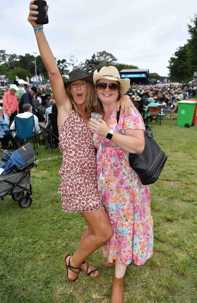 Kelly Backhouse and Lauren Harrison at Sounds of Rock 2024 in Hervey Bay. Picture: Patrick Woods.