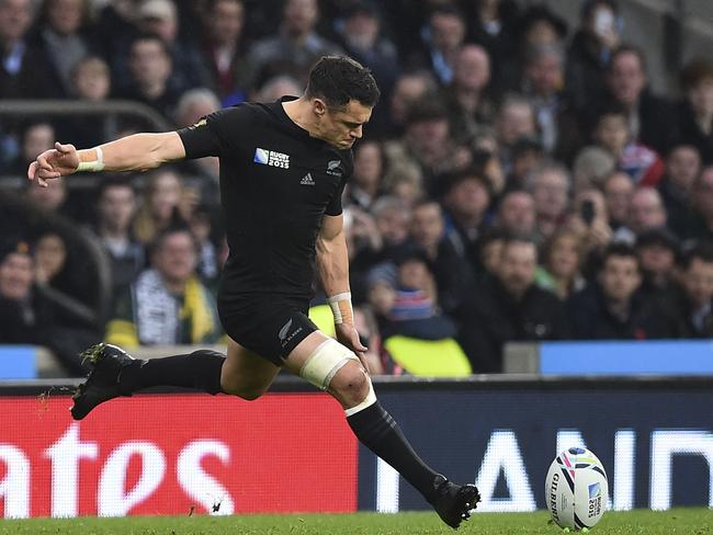 Dan Carter’s boot was crucial in the Kiwi’s success.