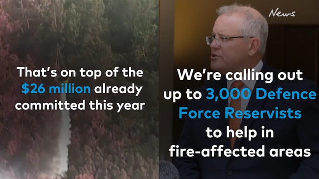 Scott Morrison slammed after tweeting 50-second ‘ad’ spruiking new bushfire measures