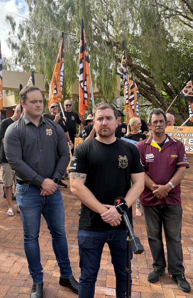 Garbage collectors and waste workers in Noosa are on strike after a pay negotiation between Cleanaway and the union soured. Richard O’Sullivan pictured.