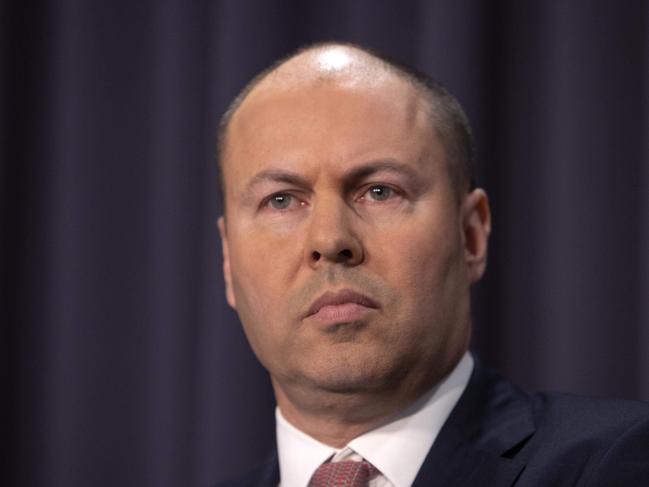 CANBERRA, AUSTRALIA-NCA NewsWire Photos DECEMBER 8 2020.The Treasurer Josh Frydenberg and the Minister for Communications Paul Fletcher during a press conference in Parliament House, Canberra.Picture: NCA NewsWire / Gary Ramage