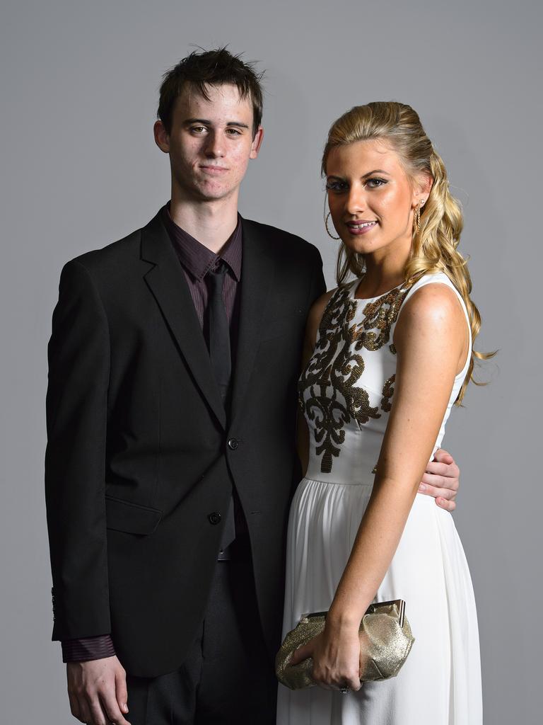 Ben Kerrisk and Jade Mathers at the 2014 Good Shepherd Lutheran College formal at the Darwin Convention Centre. Picture: NT NEWS