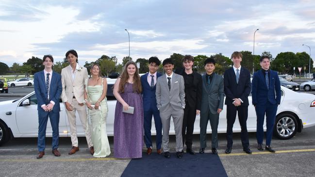 Students at the 2024 Chancellor State College formal.