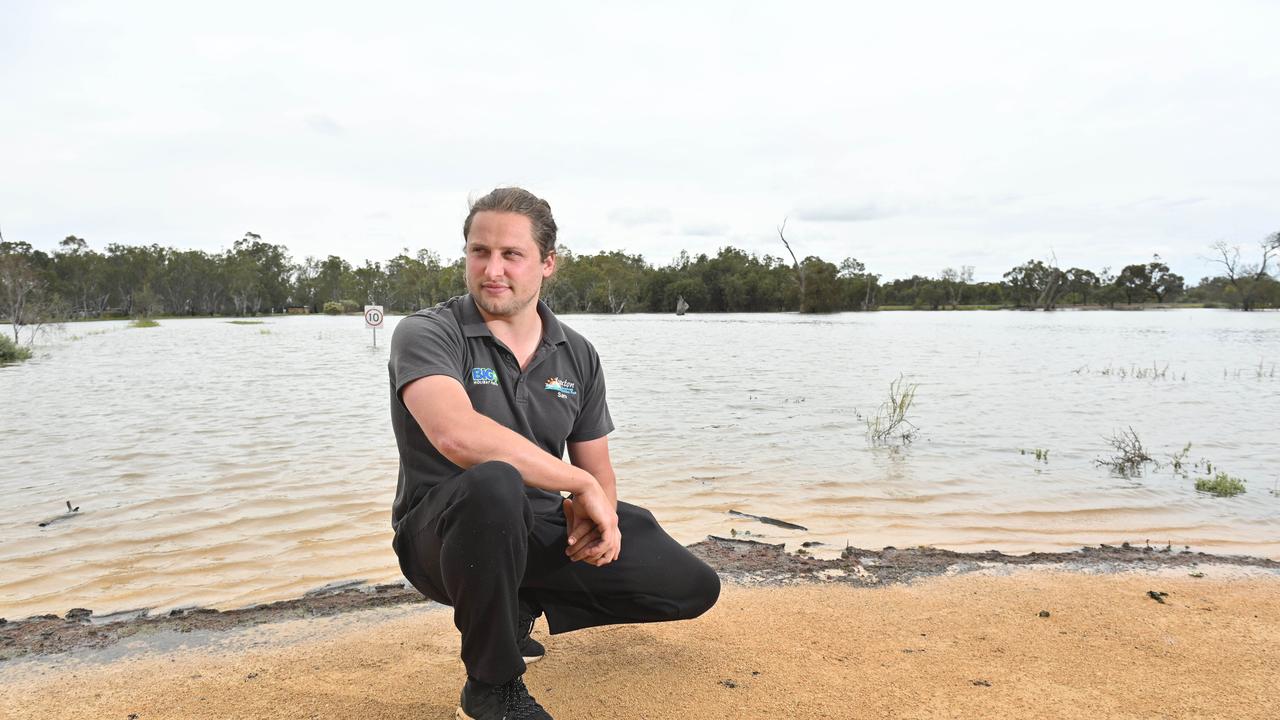 Loxton Riverfront Holday Park, Big 4 Manager Sam Obst. Picture: Keryn Stevens