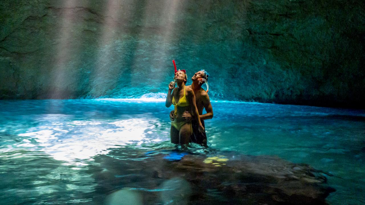 Tnana's Blue Cave is one of wonders. Picture: David Kirkland