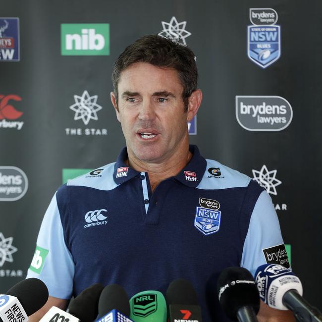 NSW Blues coach Brad Fittler has revealed why he went for Luai over Wighton. Picture: Jonathan Ng