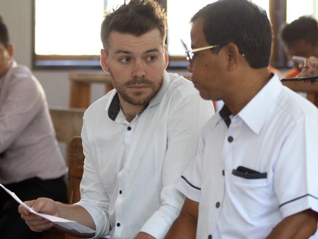 Australian Nicholas Carr is facing four months in jail. Picture: Lukman S. Bintoro