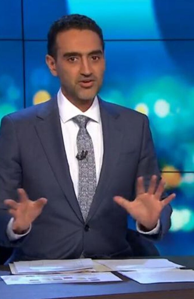 Waleed Aly on The Project.