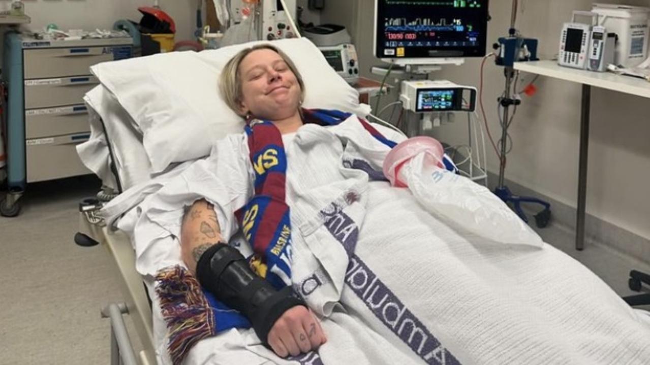 Kate McCarthy has shared the details of a health scare that saw her collapse at the Melbourne Airport. Picture: Instagram