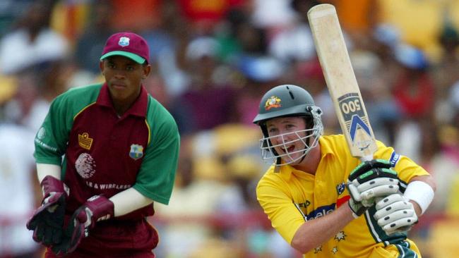 Michael Clarke during one-day international West Indies v Australia. Picture: Phil Hillyard