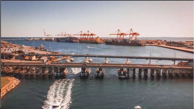 The Swan River is connected to the Indian Ocean via Fremantle Harbour. Picture: Visit Fremantle / Instagram.