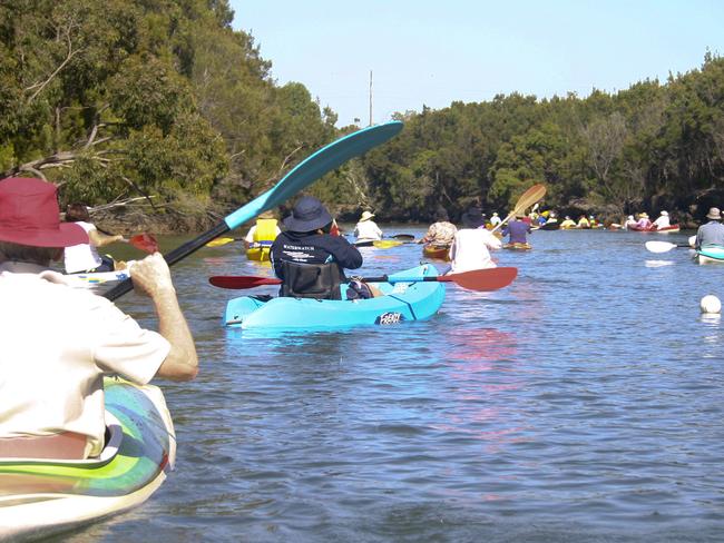 Kayaking is popular on our lagoons.