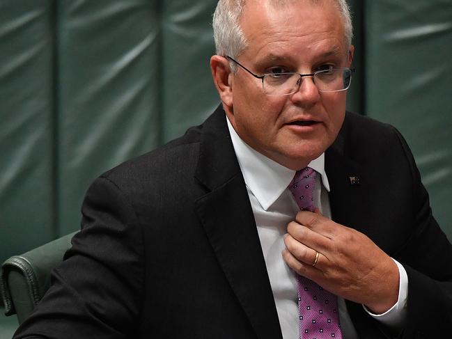 Prime Minister Scott Morrison will outline the details, and new mutual obligation requirements to secure the JobSeeker payment, to the Liberal party room meeting on Tuesday. Picture: Sam Mooy/Getty Images)