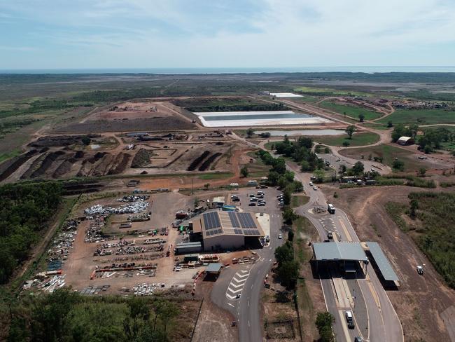 Shoal Bay Waste Management Facility from a birds eye view. Picture: Supplied.