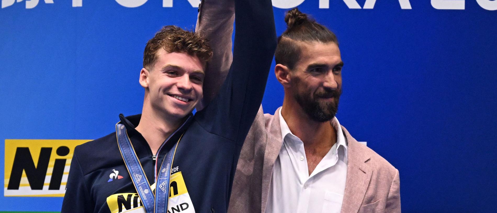 French torpedo Marchand smashes Phelps' 15-year record at worlds