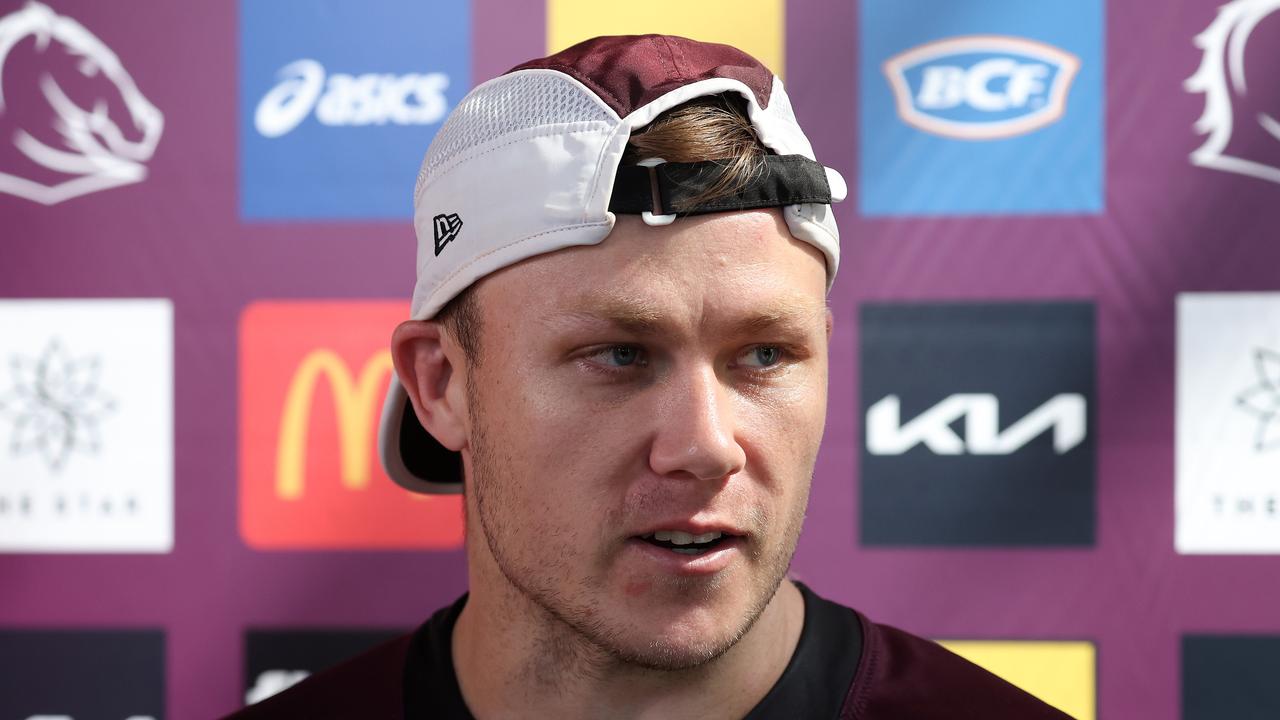 Billy Walters, Brisbane Broncos training, Red Hill. Picture: Liam Kidston