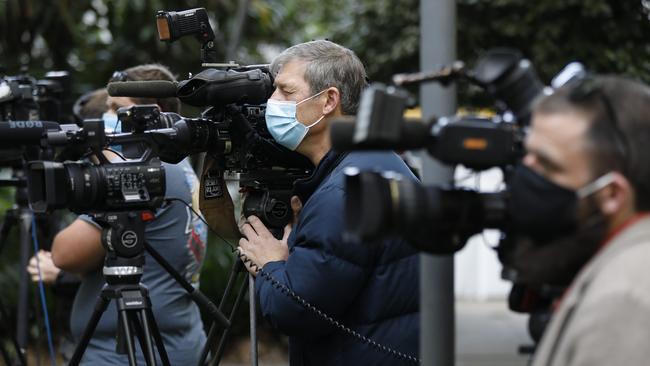 The coronavirus pandemic has drawn saturation media coverage. Picture: Damian Shaw