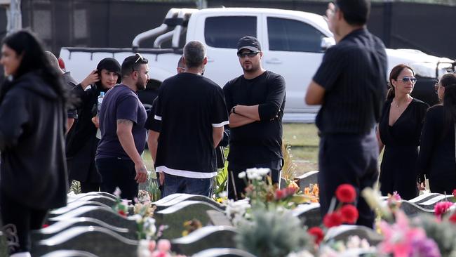 The funeral of Mahmoud "Mick" Hawi at Rookwood Cemetery on February 22, 2018.