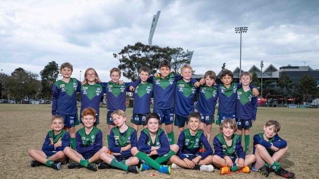 St Mary’s Mathieson under-9 football team. Picture: Brad Fleet