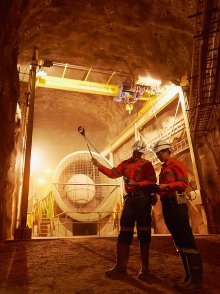 Underground mine at Prominent Hill. Pic: Supplied by OZ Minerals