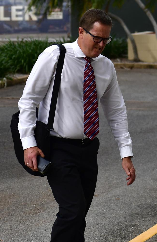 North Australian Aboriginal Justice Agency (NAAJA) acting chief executive Anthony Beven walking into the Supreme Court in Darwin on December 9, 2024. Picture: Zizi Averill