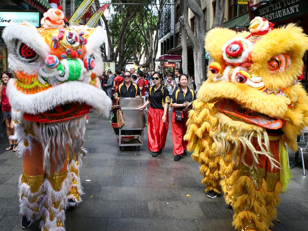 The absence of Chinese tourist to celebrate Chinese New Year in Australia is going to have a major impact on the retail, hospitality and entertainment sector. Picture: Katherine Griffiths