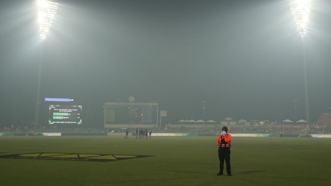 The Sydney Thunder-Adelaide Strikers at Manuka Oval was called off. Picture: Getty Images