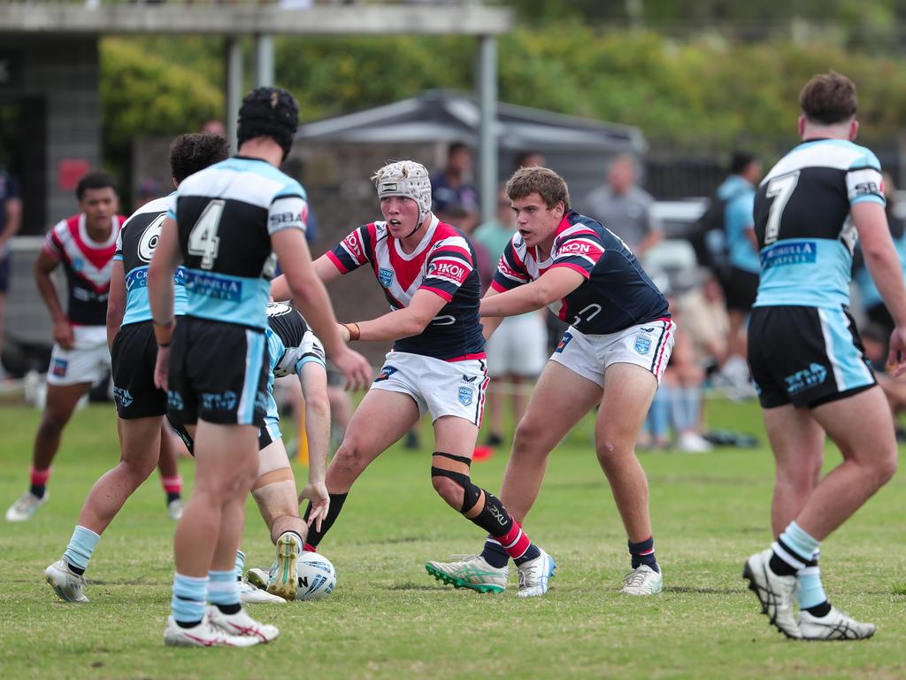 Jackson Rodwell and Kobi Siltala at marker. Picture: Adam Wrightson Photography