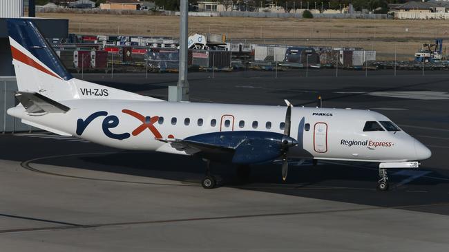 Rex Airlines blamed “very scarce resources” for the scaleback of Mt Gambier services. Picture: AAP/Emma Brasier