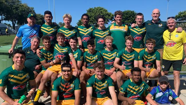 St Brendan's College open team after their Aaron Payne Cup semi-final win over Ignatius Park.