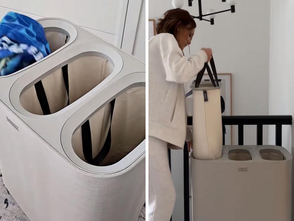 Joseph Joseph Tota Trio Laundry Basket. Picture: TikTok/@josephjosephofficial, @leanne.white_