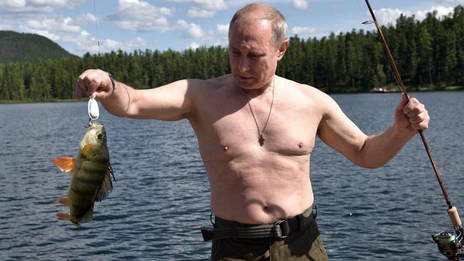 Putin has taken several fishing and hiking holidays in the regions. Picture: Getty Images