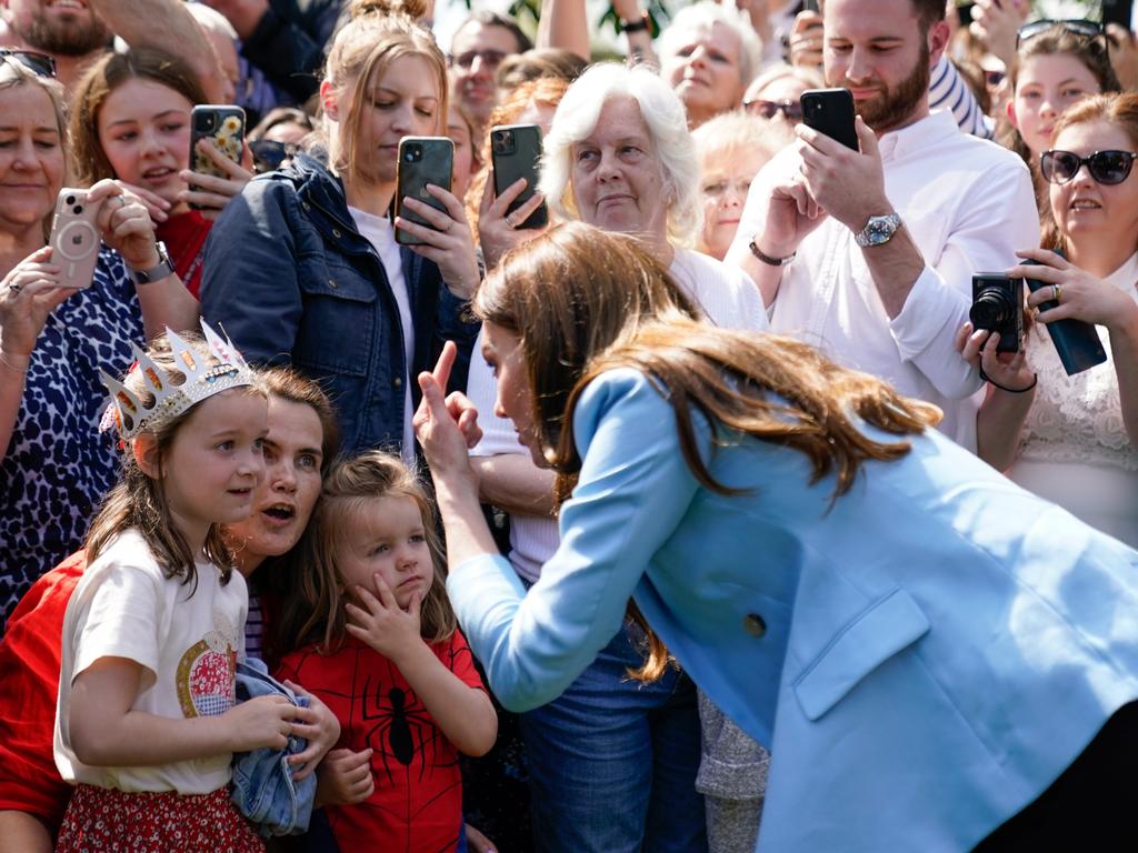 Royal fans were thrilled to get up close to Princess Catherine. Picture: Getty Images