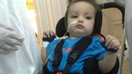 Doctors believe hyperbaric treatment will improve the two-year-old’s condition. Picture: supplied