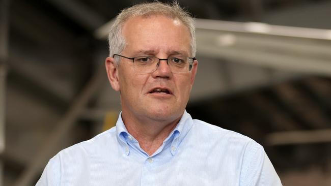 Prime Minister Scott Morrison in Darwin on May 17, 2022. (Photo by Asanka Ratnayake/Getty Images)