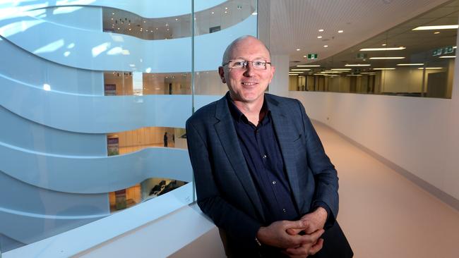 The new genomics hub will advance personalised medicine for cancer and for sufferers of COVID-19 says Professor Sean Grimmond. David Geraghty / The Australian.