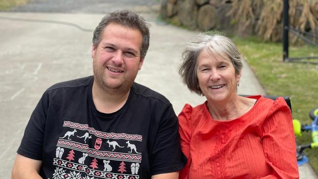 Independent candidate for Montgomery Casey Hiscutt and his mother and incumbent member for the seat, Leonie Hiscutt. Picture: Supplied