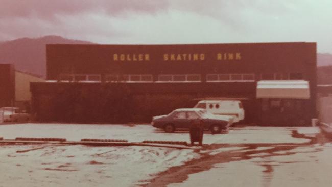 The rink in the early days.