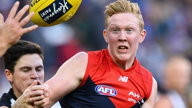 Young Demon Clayton Oliver told Melbourne he had failed a roadside breath test while on annual leave. Picture: Getty Images