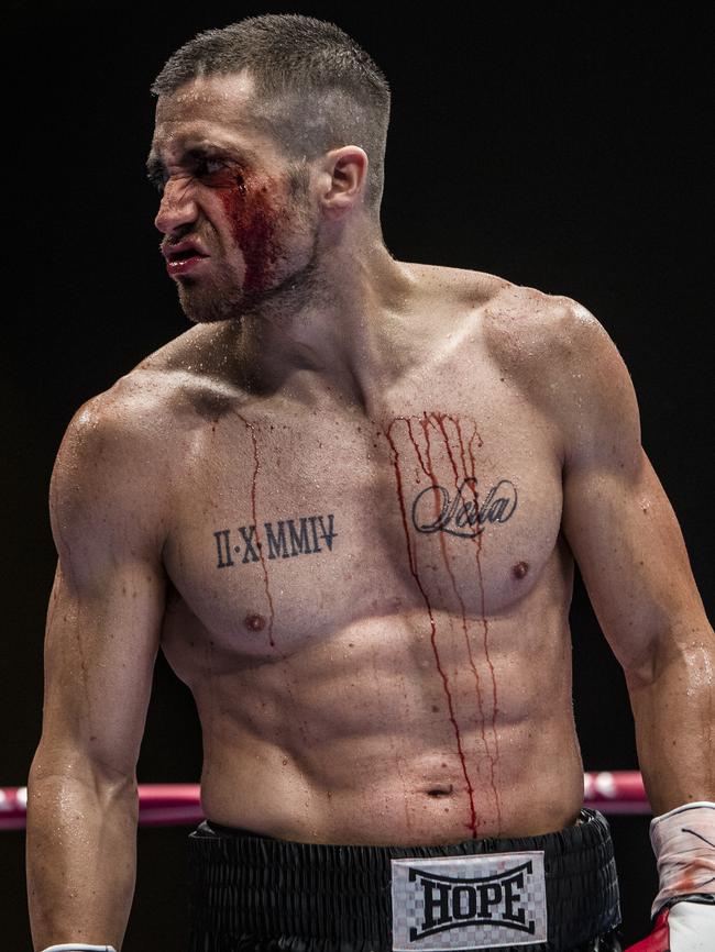 Gyllenhaal went through extreme transformations for his role as a boxer in Southpaw ... Picture: Roadshow