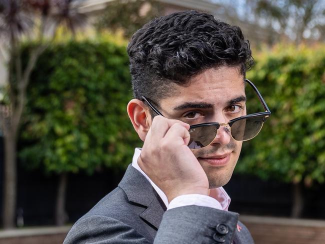 Real estate transaction figures provided exclusively to The Herald Sun reveal over 20 agents across the state under the age of 30 pulled in more than $30m in sales last year. Real estate agent Peter Serafino. Picture: Jake Nowakowski