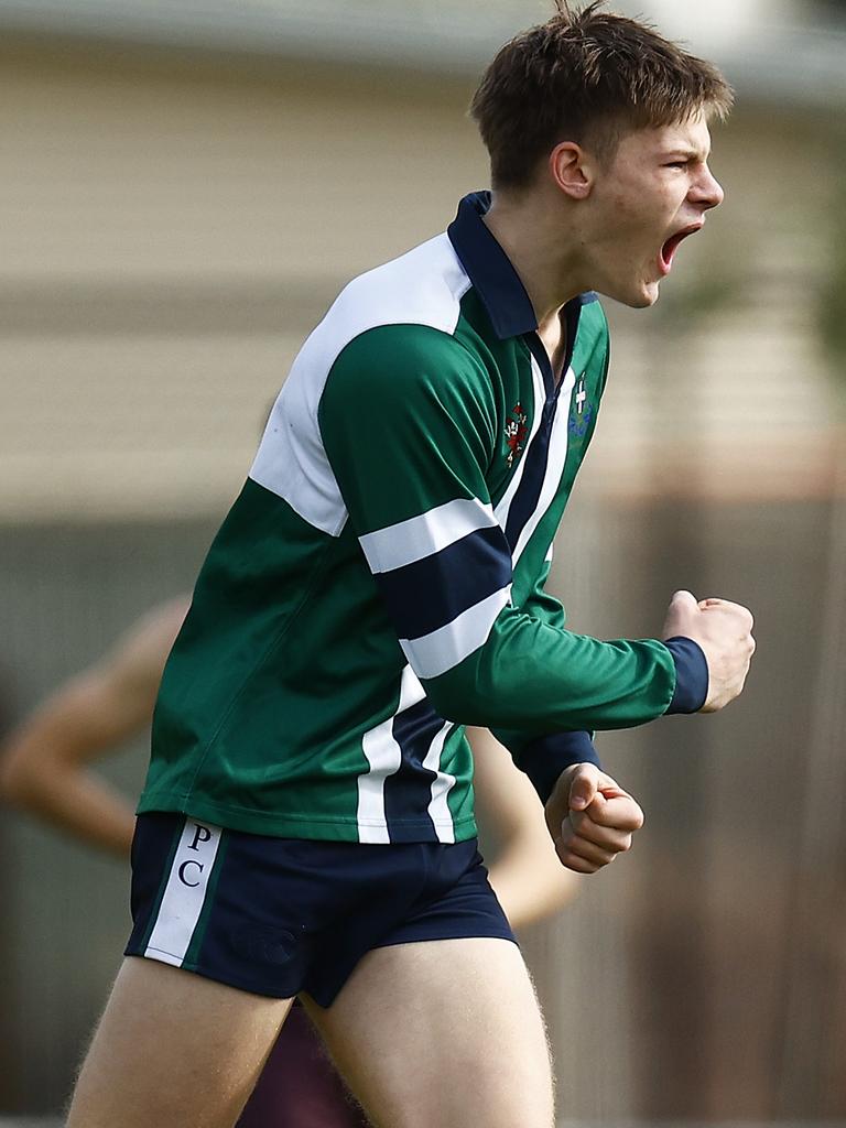 St Patrick’s College multi-talented athlete Ned Renfree during the Herald Sun Shield.