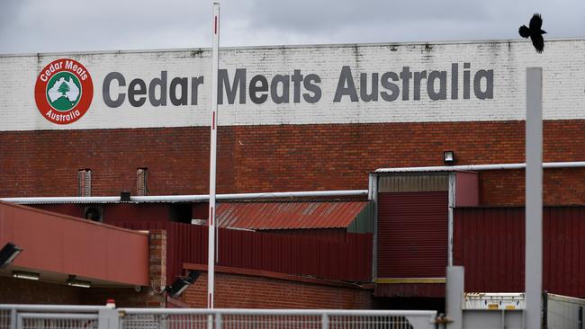 The spread of the virus at Victoria’s Cedar Meats has resulted in more than 70 cases among workers and close contacts after it was mishandled by the state’s healthcare system. Picture: AAP