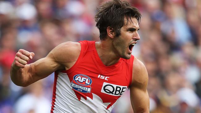 Sydney's Josh Kennedy was easily his side’s best. Picture: Phil Hillyard