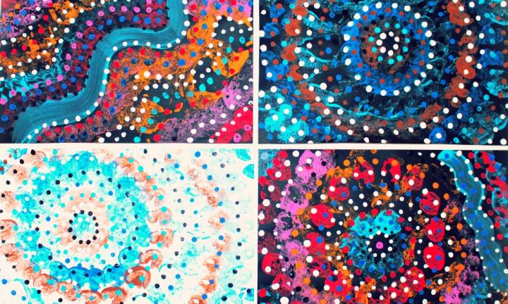 Make your own Aboriginal inspired dot painting Kidspot