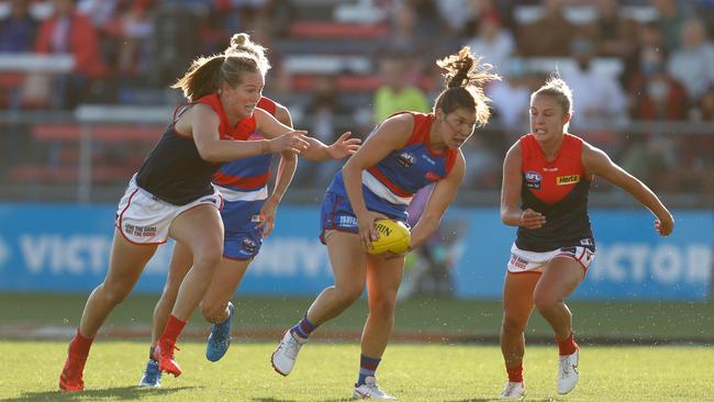 The Western Bulldogs aren’t the only club in Covid-19 strife. Picture: Michael Willson/AFL Photos via Getty Images